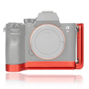 Camera Handle Quick Release L Plate for Sony A7III / A9 (Red)