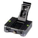 ADAI 360 Degree Rotation 3-Folding CNC Aluminum Quick Release Plate Holder Tripod M Flex Tilt & Ball Head(Black)