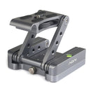 ADAI 360 Degree Rotation 3-Folding CNC Aluminum Quick Release Plate Holder Tripod M Flex Tilt & Ball Head(Grey)