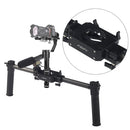 ADAI Dual Handheld Grip Carbon Fiber Metal Stabilizer(Black)