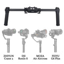 ADAI Dual Handheld Grip Carbon Fiber Metal Stabilizer(Black)