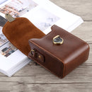 Full Body Camera Buckle Lock PU Leather Case Bag with Hand Strap & Neck Strap for Canon G7X II / G9X Mark II, Sony RX100 / M2(Coffee)