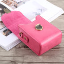 Full Body Camera Buckle Lock PU Leather Case Bag with Hand Strap & Neck Strap for Canon G7X II / G9X Mark II, Sony RX100 / M2(Magenta)