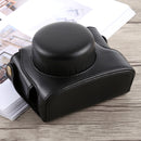 Full Body Camera PU Leather Case Bag with Strap for Panasonic LUMIX LX100(Black)