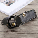 1/4 inch Thread PU Leather Camera Half Case Base for Olympus EM5 / EM5 Mark II (Black)