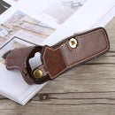 1/4 inch Thread PU Leather Camera Half Case Base for Olympus EM5 / EM5 Mark II (Coffee)