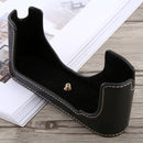 1/4 inch Thread PU Leather Camera Half Case Base for Leica M9 (Black)
