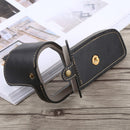 1/4 inch Thread PU Leather Camera Half Case Base for Canon EOS 6D / 6D Mark II (Black)