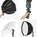 TRIOPO KX65 65cm Dome Speedlite Flash Octagon Parabolic Softbox Diffuser for Speedlite