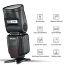 TRIOPO R1 76WS High-Speed 1/8000s TTL Flash Speedlite for Canon / Nikon DSLR Cameras