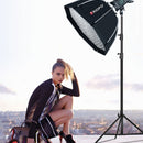 TRIOPO S120 Diameter 120cm Honeycomb Grid Octagon Softbox Reflector Diffuser for Studio Speedlite Flash Softbox