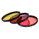 58mm Yellow + Red + Purple Diving Lens Filter for GoPro HERO7 Black/6 /5