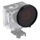 58mm 3 in 1 Round Circle CPL Lens Filter with Cap for GoPro HERO7 Black/6 /5