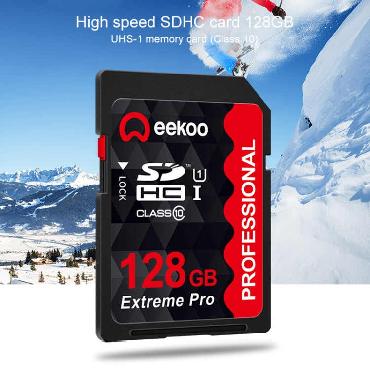 eekoo 128GB High Speed Class 10 SD Memory Card for All Digital Devices with SD Card Slot