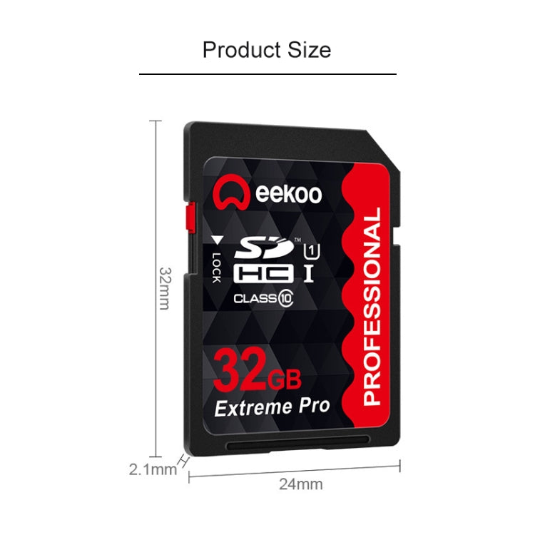 eekoo 32GB High Speed Class 10 SD Memory Card for All Digital Devices with SD Card Slot