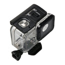 For GoPro HERO6 /5 Waterproof Housing Protective Case + Hollow Back Cover with Buckle Basic Mount & Screw