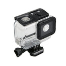 For GoPro HERO7 Black /6 /5 Skeleton Housing Protective Case + Hollow Back Cover with Buckle Basic Mount & Screw