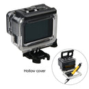 For GoPro HERO7 Black /6 /5 Skeleton Housing Protective Case + Hollow Back Cover with Buckle Basic Mount & Screw