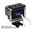 For GoPro HERO7 Black /6 /5 Skeleton Housing Protective Case + Hollow Back Cover with Buckle Basic Mount & Screw