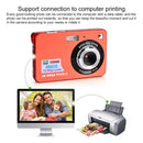 2.7 inch 18 Megapixel 8X Zoom HD Digital Camera Card-type Automatic Camera for Children, with SD Card Slot (Black)