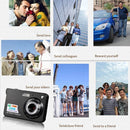 2.7 inch 18 Megapixel 8X Zoom HD Digital Camera Card-type Automatic Camera for Children, with SD Card Slot (Red)