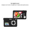 2.7 inch 18 Megapixel 8X Zoom HD Digital Camera Card-type Automatic Camera for Children, with SD Card Slot (Red)