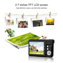 2.7 inch 18 Megapixel 8X Zoom HD Digital Camera Card-type Automatic Camera for Children, with SD Card Slot (Red)