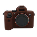 Soft Silicone Protective Case for Sony A7III / A7S3 / A7RIII / A7SIII (Coffee)