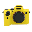 Soft Silicone Protective Case for Sony A7III / A7S3 / A7RIII / A7SIII (Yellow)