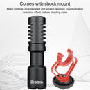 BOYA BY-MM1+ Cardioid Condenser Microphone with Windshield for Smartphones, DSLR Cameras and Video Cameras