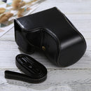 Full Body Camera PU Leather Case Bag with Strap for Sony ILCE-6500 / A6500 (Black)