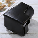 Full Body Camera PU Leather Case Bag with Strap for Sony ILCE-6500 / A6500 (Black)