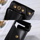 Full Body Camera PU Leather Case Bag with Strap for Sony ILCE-6500 / A6500 (Black)