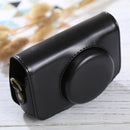 Full Body Camera PU Leather Case Bag with Strap for Canon PowerShot SX730 HS / SX720 HS (Black)