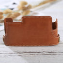 1/4 inch Thread PU Leather Camera Half Case Base for FUJIFILM X-E3(Brown)