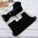 1/4 inch Thread PU Leather Camera Half Case Base for Olympus EM10(Black)