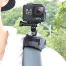 Hook and Loop Fastener Backpack Rec-Mounts Clip Clamp Mount with Screw for GoPro HERO9 Black / HERO8 Black /7 /6 /5 /5 Session /4 Session /4 /3+ /3 /2 /1, DJI Osmo Action, Xiaoyi and Other Action Cameras