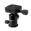 TRIOPO T226 Adjustable Portable Aluminum Alloy Tripod with D-0 Ball Head for SLR Camera