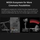 MOZA Slypod E Professional Motorized Ecosystem Camera Vertical Rod Monopod Reinvent Motion Slider Gimbal(Black)