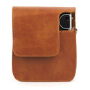 PU Leather Camera Protective bag for FUJIFILM Instax Mini 90 Camera, with Adjustable Shoulder Strap(Brown)