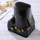 Full Body Camera PU Leather Case Bag for Nikon D3200 / D3300 / D3400 (18-55mm / 18-105mm Lens)(Black)