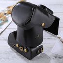 Full Body Camera PU Leather Case Bag for Nikon D5300 / D5200 / D5100 (18-55mm / 18-105mm / 18-140mm Lens) (Black)