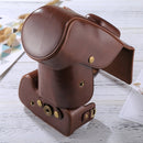 Full Body Camera PU Leather Case Bag for Nikon D5300 / D5200 / D5100 (18-55mm / 18-105mm / 18-140mm Lens) (Coffee)