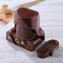Full Body Camera PU Leather Case Bag with Strap for FUJIFILM X-A3 / X-A2/ X-M1 / X-A10 (16-50mm / 18-55mm / XF 35mm Lens)(Coffee)