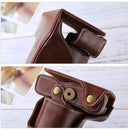 Full Body Camera PU Leather Case Bag with Strap for FUJIFILM X-A3 / X-A2/ X-M1 / X-A10 (16-50mm / 18-55mm / XF 35mm Lens)(Coffee)