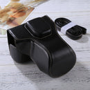 Full Body Camera PU Leather Case Bag with Strap for FUJIFILM XT10 / XT20 (16-50mm / 18-55mm Lens)(Black)
