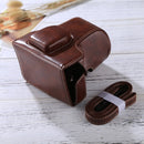 Full Body Camera PU Leather Case Bag with Strap for FUJIFILM XT10 / XT20 (16-50mm / 18-55mm Lens)(Coffee)