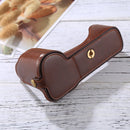 1/4 inch Thread PU Leather Camera Half Case Base for Sony A7S2 / A7R2 / A7K2 / A7 II(Coffee)