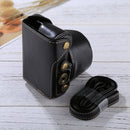 Full Body Camera PU Leather Case Bag with Strap for Sony A5100 / A5000 / NEX-3N (16-50mm / 40.5mm Lens)(Black)