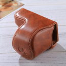 Full Body Camera PU Leather Case Bag with Strap for Sony A5100 / A5000 / NEX-3N (16-50mm / 40.5mm Lens)(Brown)
